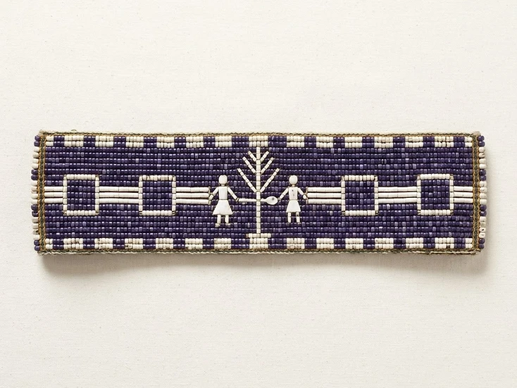 Wampum belt encoding the agreements of the Great Law