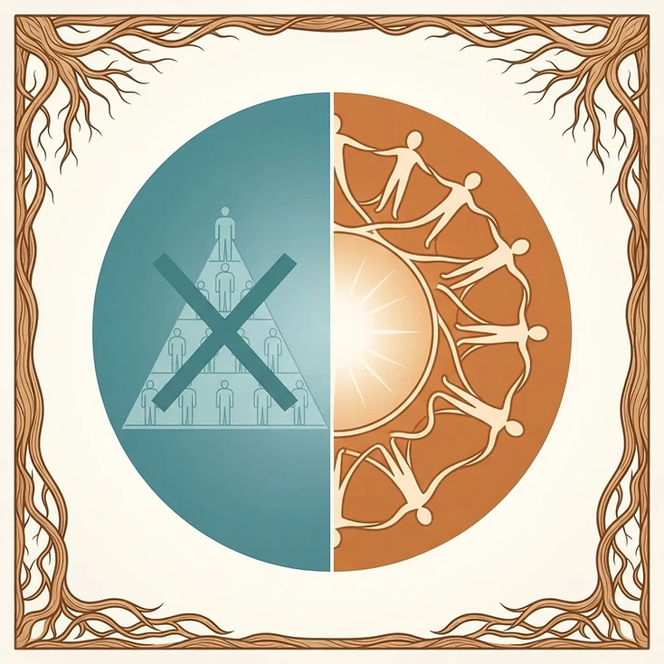 A circle of governance rather than a pyramid