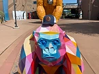 Gorilla statues at the Arizona Boardwalk
