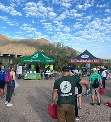 Natural Restorations volunteers cleanup along the Salt River, Arizona