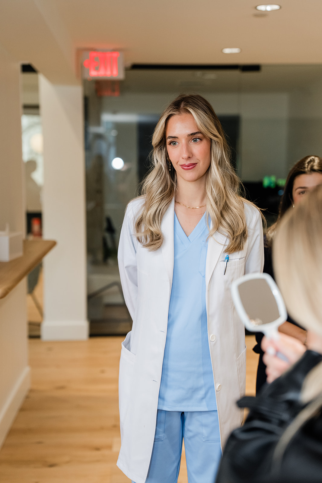 Portrait of Mackenzie in her clinical setting