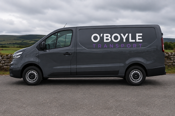 O'Boyle Transport van for house moves, collections and deliveries in Galway