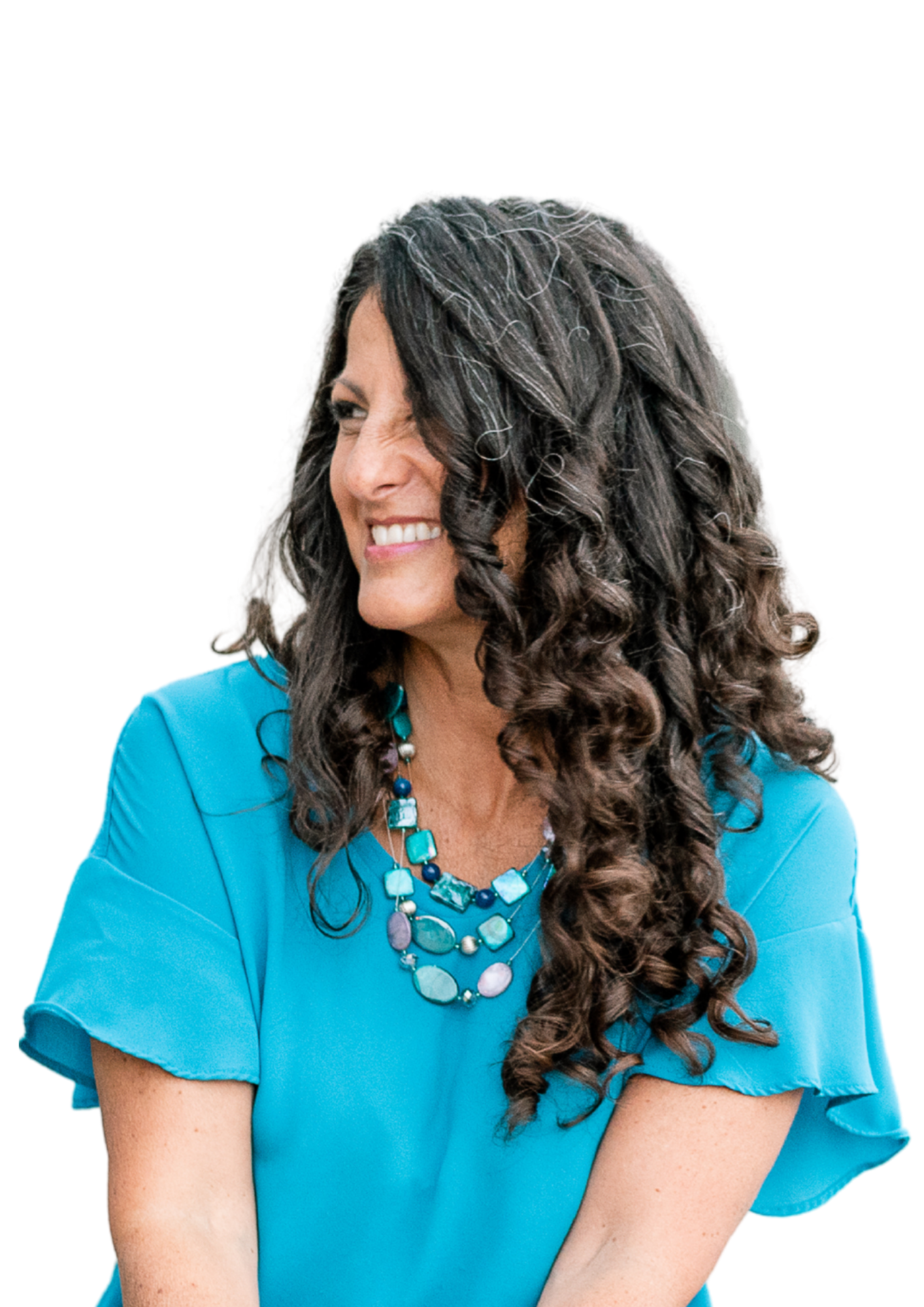 Lisa Drennon in peaceful meditation