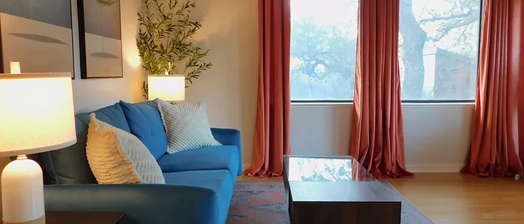 San Antonio therapy office seating by a wide window