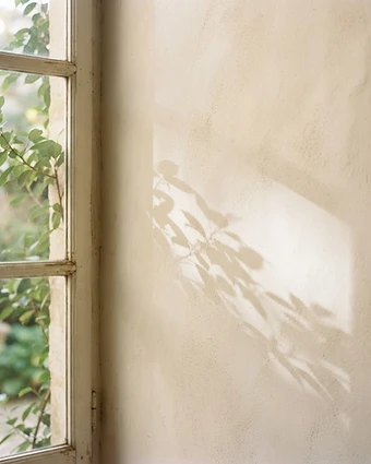 Soft window light falling across a quiet interior