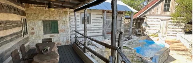 Retreat property and cabins at Camp Milagro in the Texas Hill Country