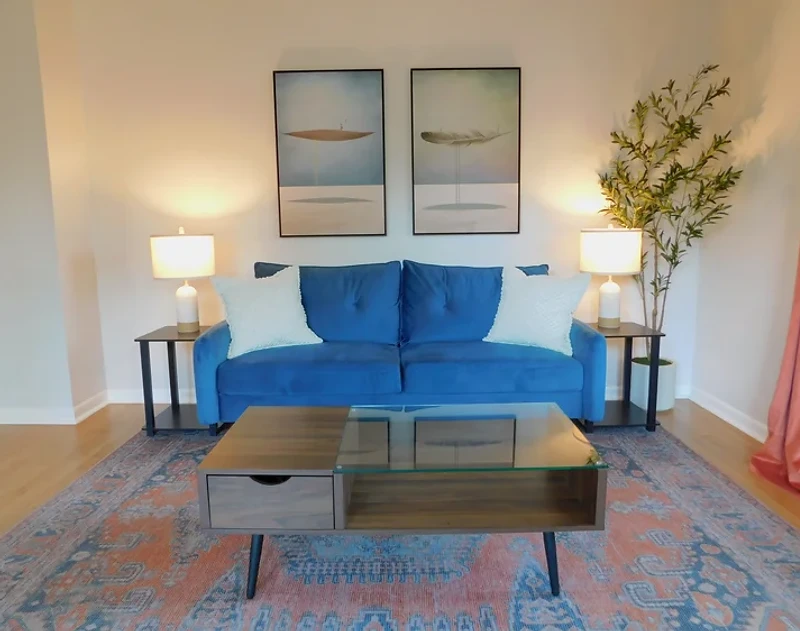 Sasha Flores Therapy office with comfortable seating and natural light for couples work