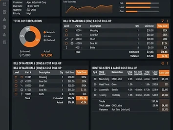 Job Costing & BOM Roll-Up