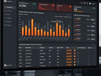Inventory Control Dashboard