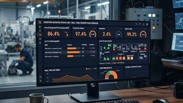 Real-Time MRP Production Dashboard