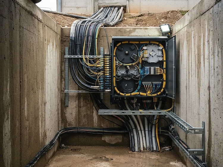 Infrastruttura interrata per rete di telecomunicazioni