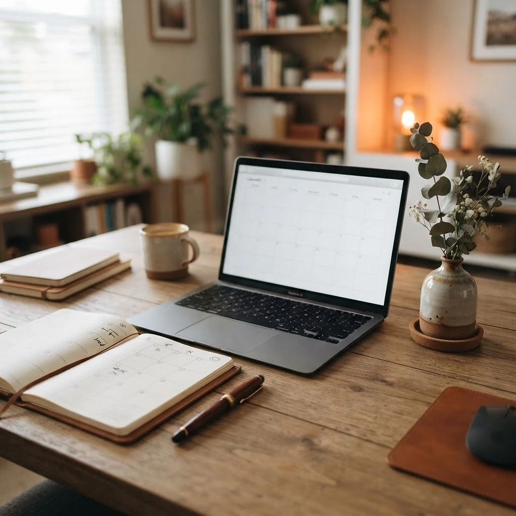 A virtual assistant workspace