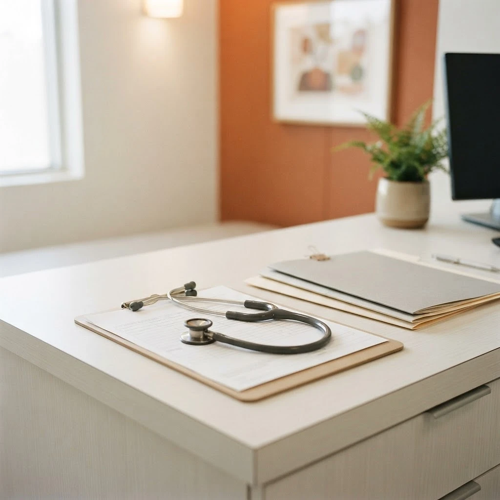 A healthcare workspace