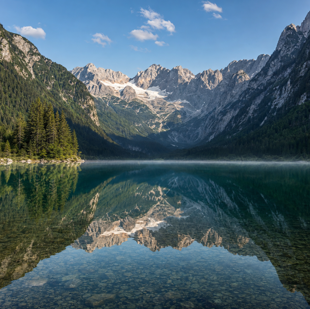 Bergsee in den österreichischen Alpen