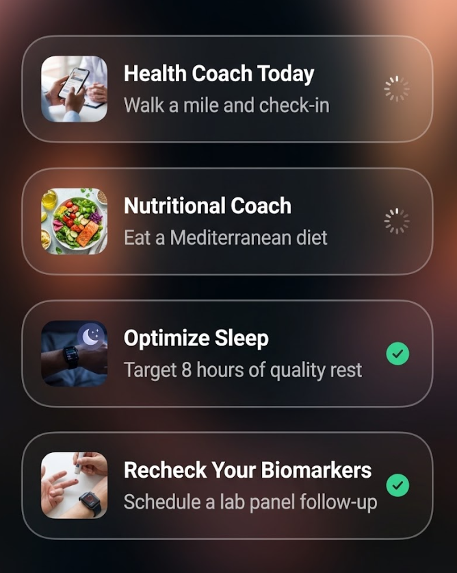 Optimize Your Healthspan detail view