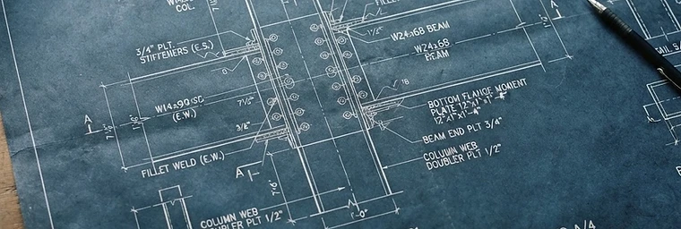 Structural steel connection detail