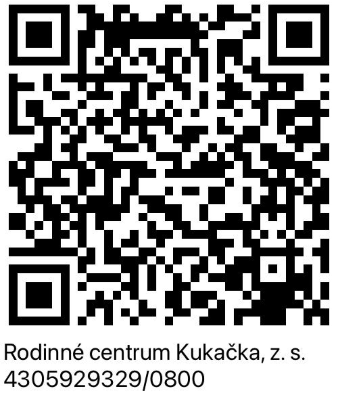 QR kód pro dar