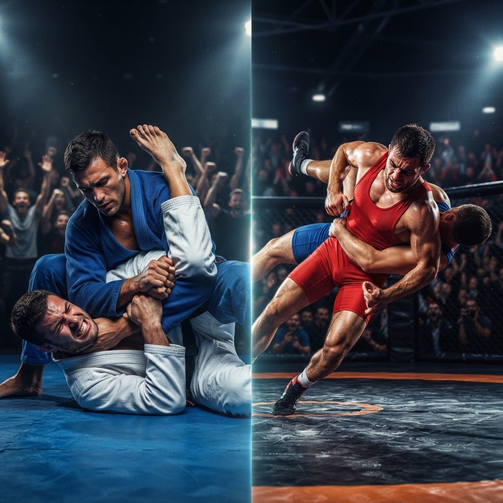 BJJ vs Wrestling: Which Grappling Style Should You Choose?