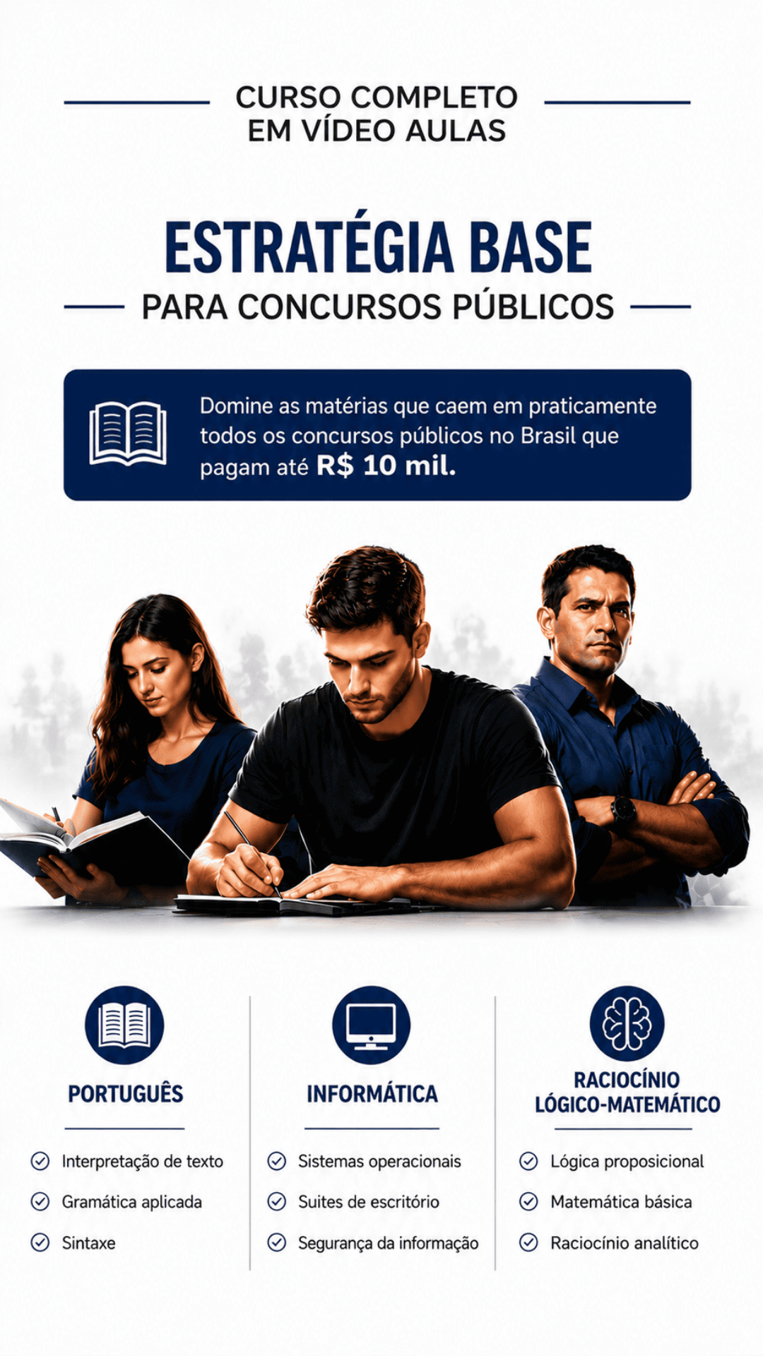 Estratégia Base para Concursos Públicos