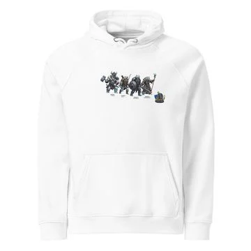 Four Warriors Hoodie - White