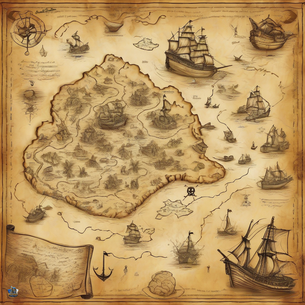 Invent Creators treasure map — example output from the Map Studio