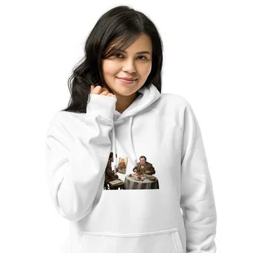 Heritage Scene Hoodie - White