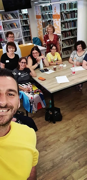 סדנה בספרייה ציבורית