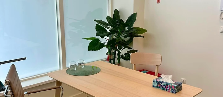 De praktijkruimte van Psychotherapiepraktijk @Manon