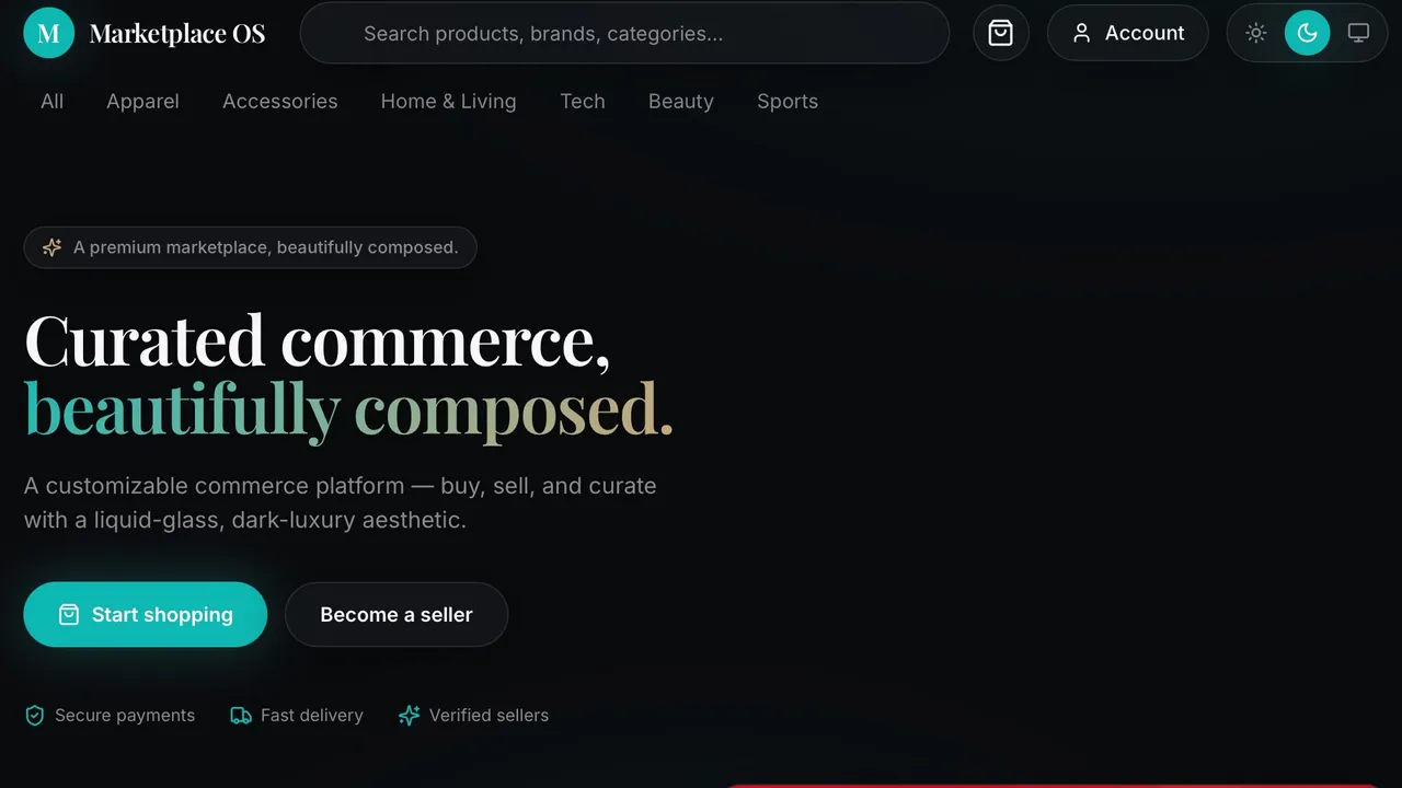 MarketplaceOS template preview