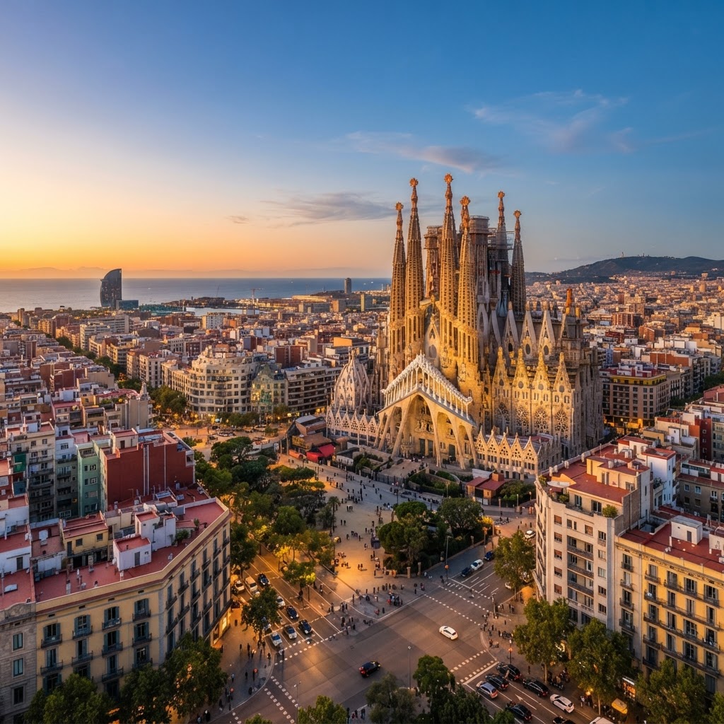 Madrid y Barcelona, España