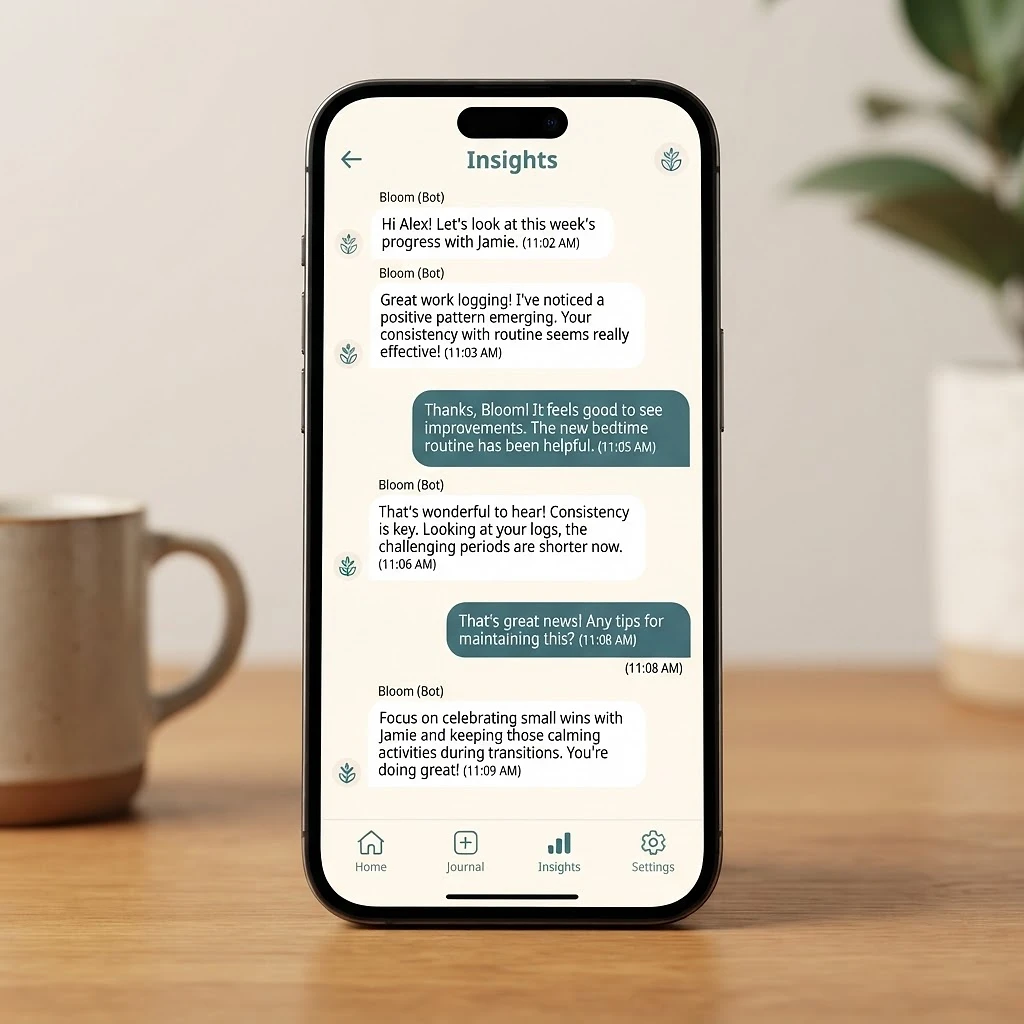 SEND Anchor insights chat view