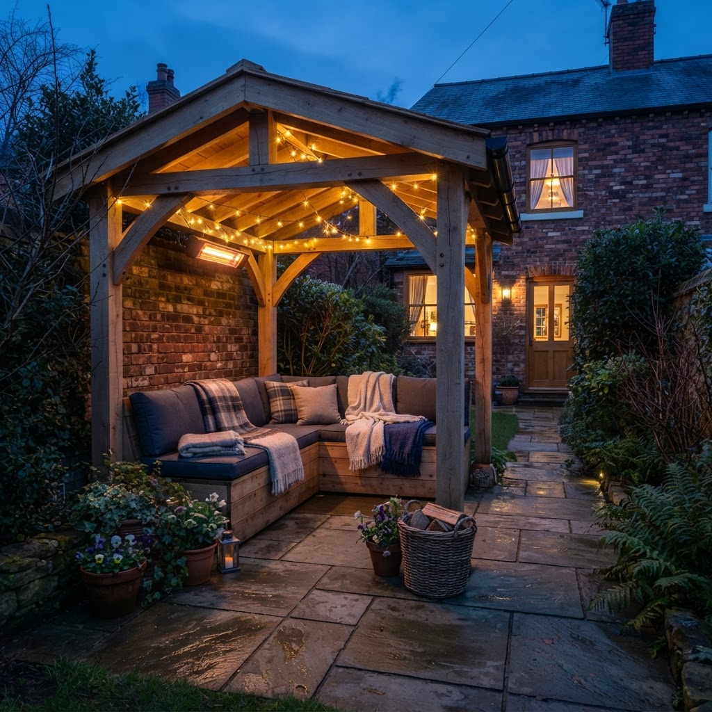 Winter Garden Ideas Hale: Pergolas, Heating & Seating