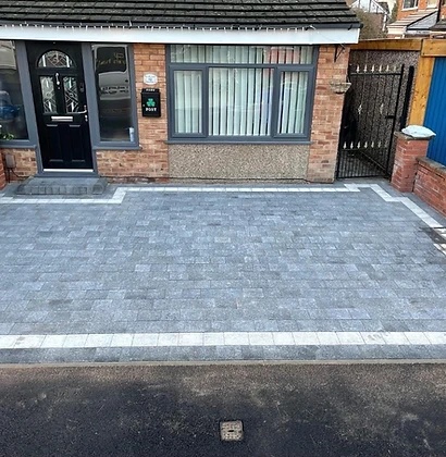 Paved Stone Driveway