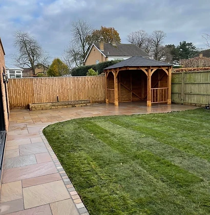 Flagstone Patio & Garden Gazebo
