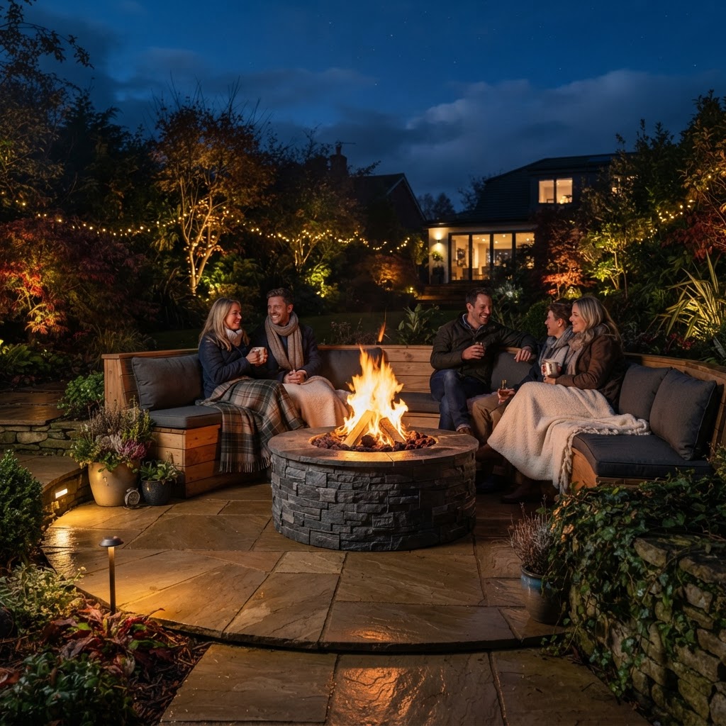 Fire Pits & Outdoor Heating: How to Extend Your Garden Season into Winter