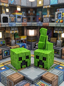 3D іграшка "Куб Кріпер Twist Fidget" — 3D іграшка, фото