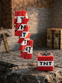 3D іграшка "Куб TNT Twist Fidget" — 3D іграшка, фото