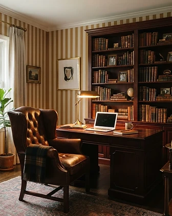 Ochre Stripe Office