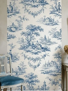 Blue & White Toile