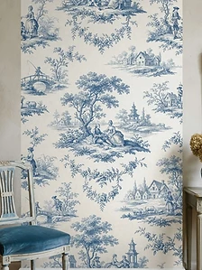 Blue & White Toile
