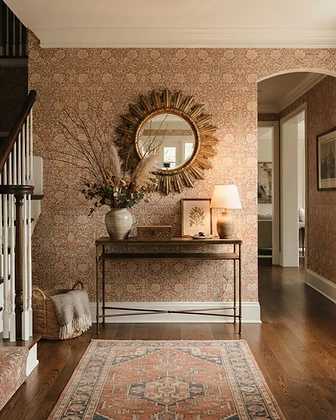 Terracotta Floral Foyer