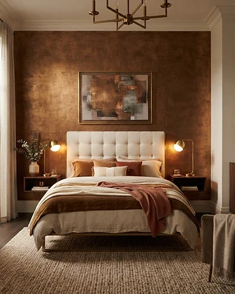 Copper Foil Bedroom