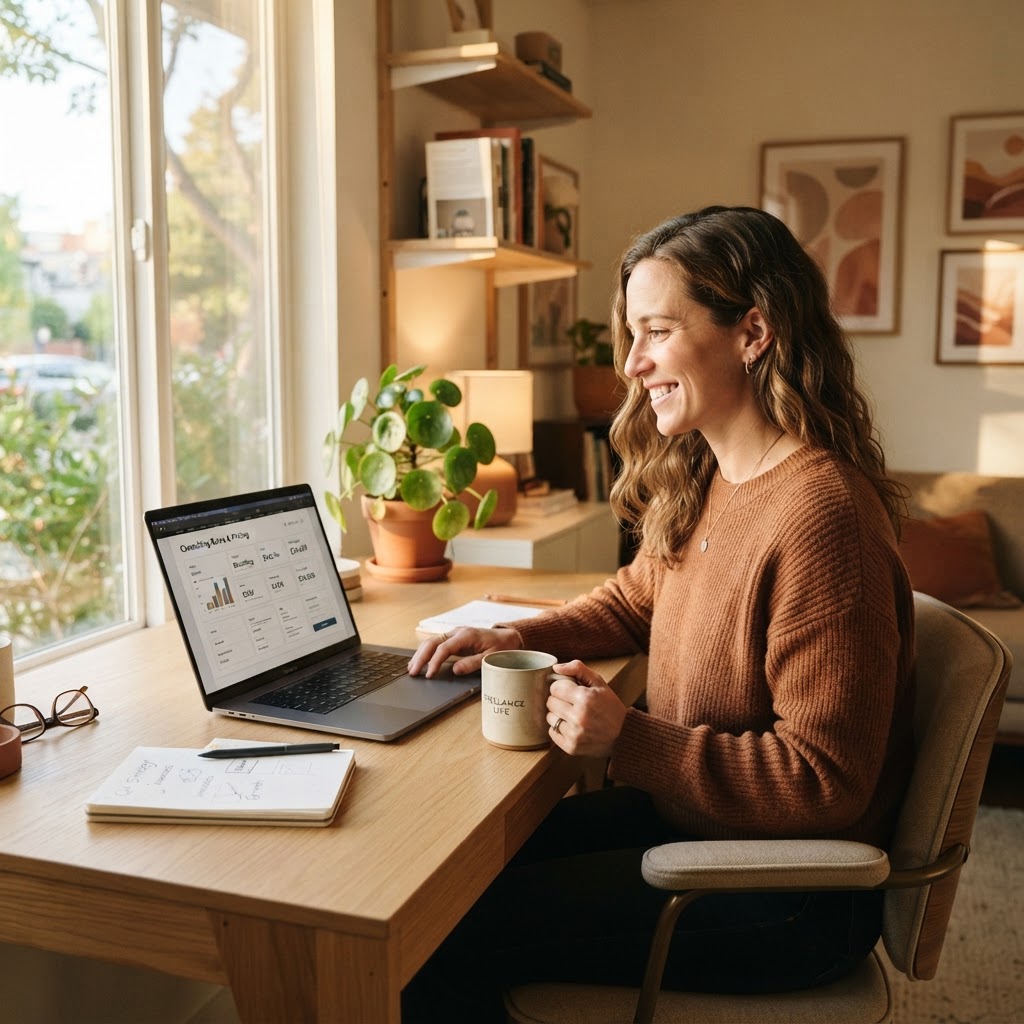 1099 independent contractor reviewing contract rates and pricing strategy
