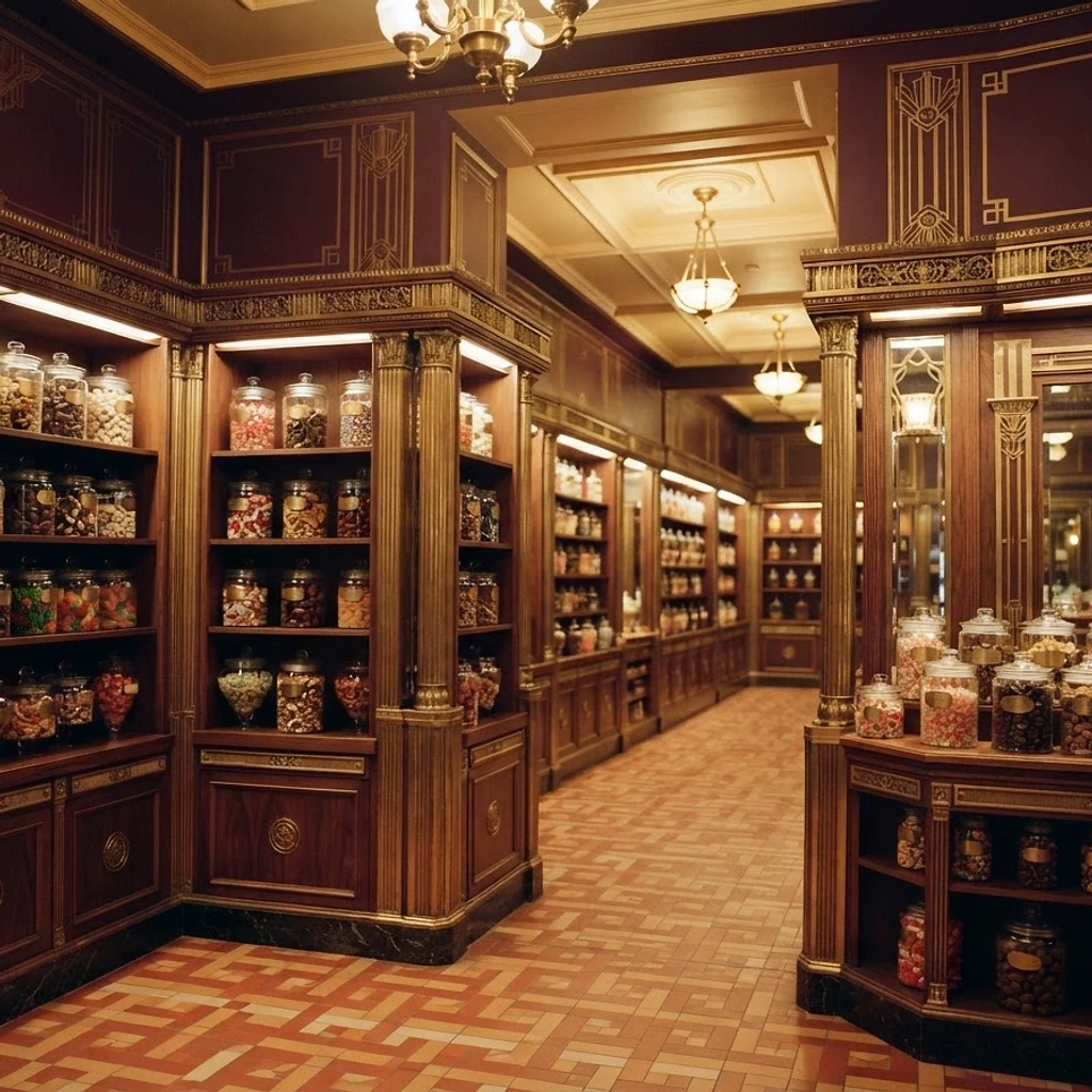 Inside the Capitol Street Sweets shop