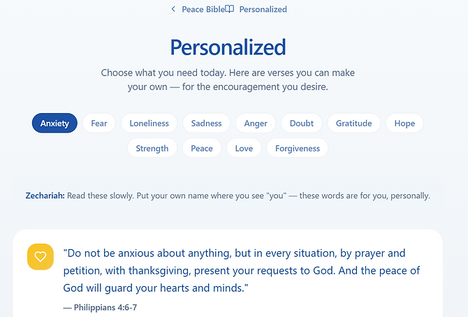 How The Peace Bible Turns Scripture Into Something That Feels Like It's Speaking Directly to You