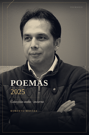 Portada de Poemas 2025: Colección otoño - invierno