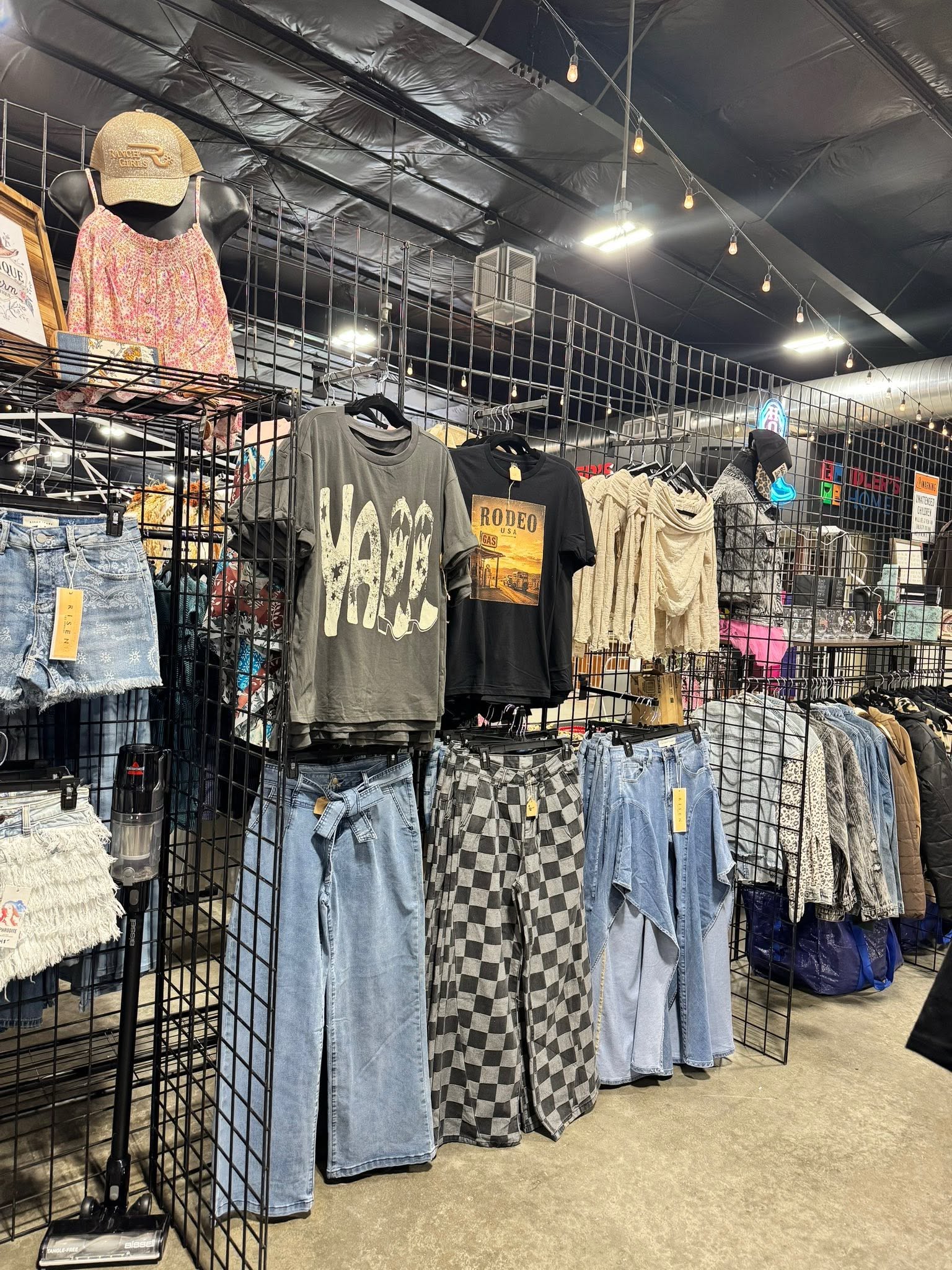Rustique Charm western apparel display