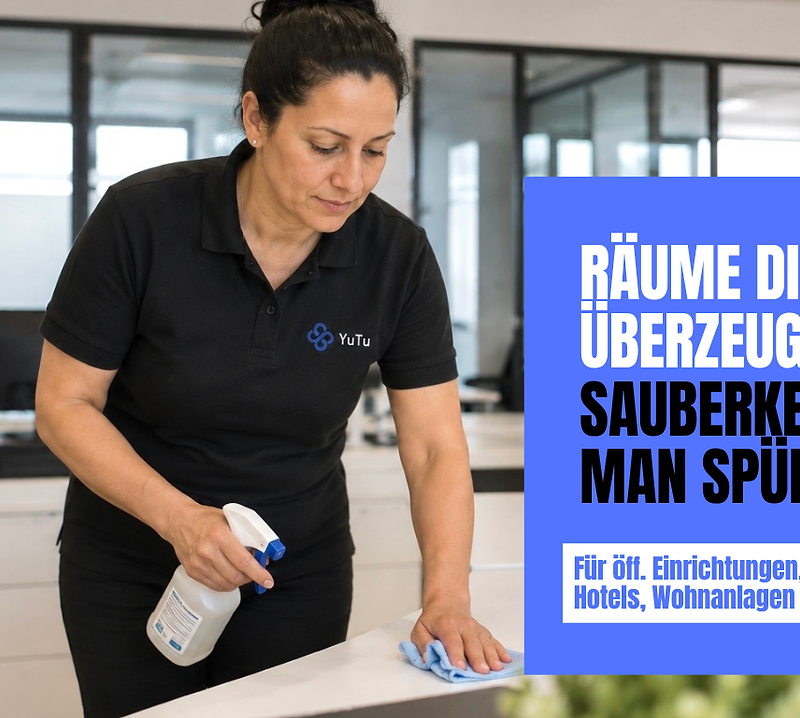 Bürogebäude und öffentliche Einrichtung in Wien – Büroreinigung & Support durch YuTu Facility Services