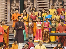 Cleveland Thyagaraja Aaradhana Festival — student choir performance 4