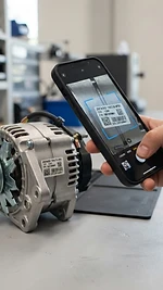 Scanning alternator OEM code